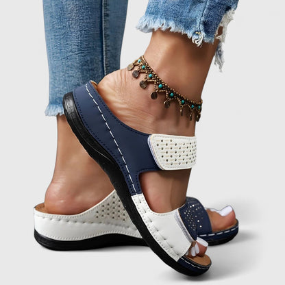 Aire | Women’s Orthopedic Double Strap Wedge Sandals