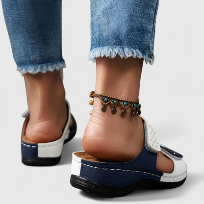 Aire | Women’s Orthopedic Double Strap Wedge Sandals