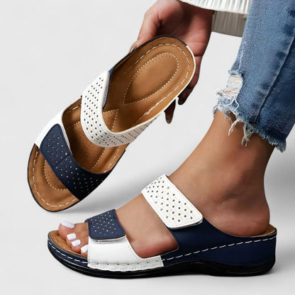 Aire | Women’s Orthopedic Double Strap Wedge Sandals