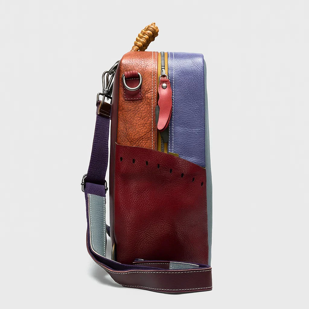 Orélya | Sac à Dos Géométrique Multicolore