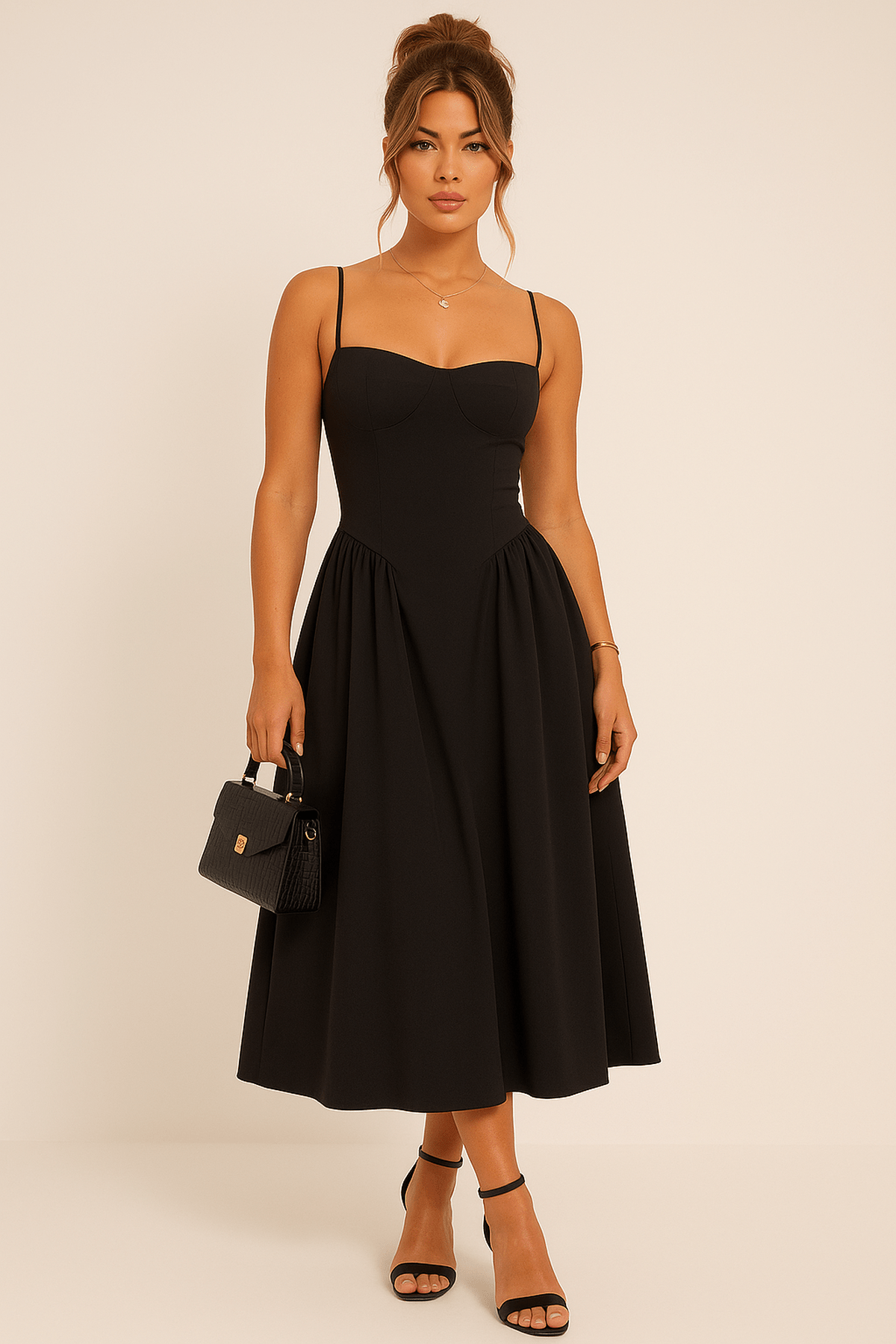 Maeve | Women’s Sleeveless Fit and Flare Midi Dress
