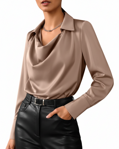 Tessa | Women’s Modern Long Sleeve Blouse
