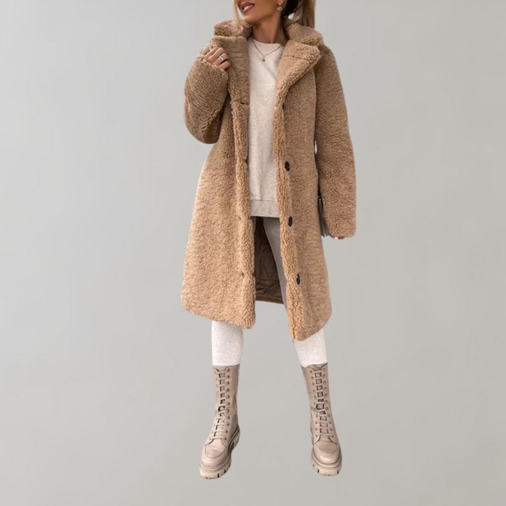 Clarissa | Women’s Fur Trench Winter Coat