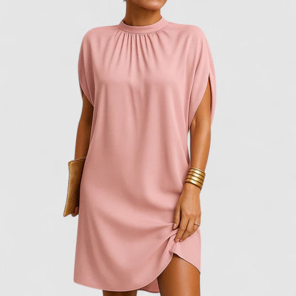 Valencia | Women’s Elegant Gathered Neck Shift Dress