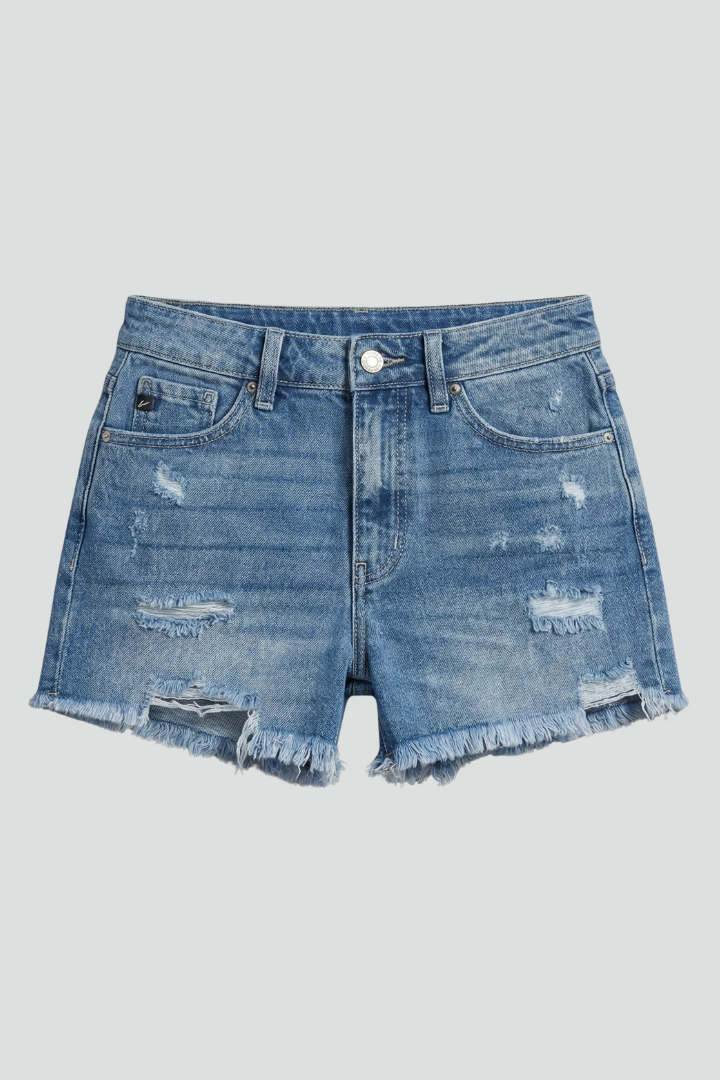 Jane | Women’s Frayed Hem Denim Shorts