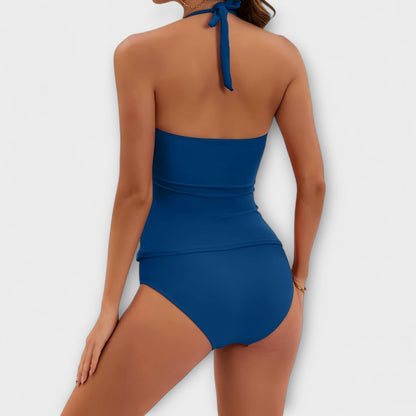 Briar | Women’s Solid Halter One Piece Swimsuit