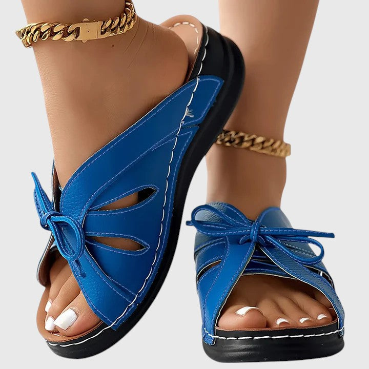 Teagan | Women’s Comfortable Bow Detail Sandals