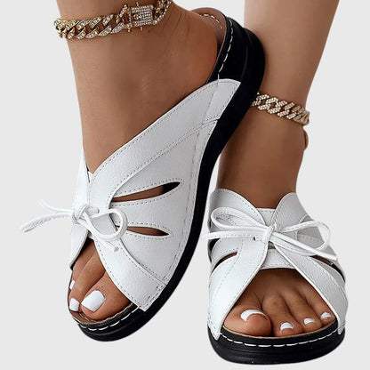 Teagan | Women’s Comfortable Bow Detail Sandals
