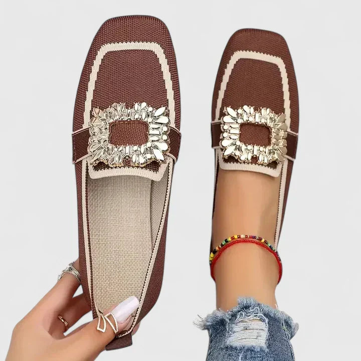 Liorabelle | Women’s Spring Embellished Slip On Loafers