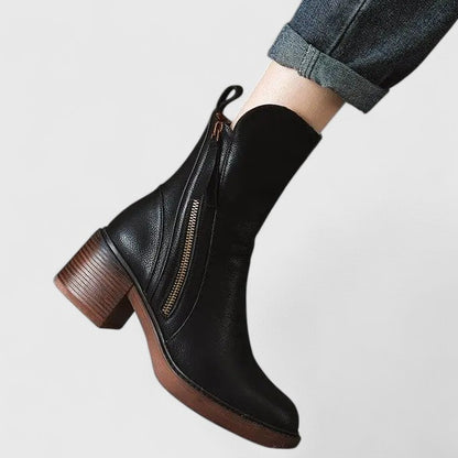 Briony | Women’s Elegant Leather Ankle Boots