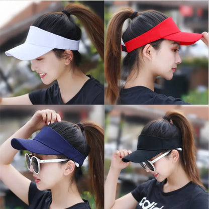 Rosaia | Women’s Adjustable Cotton Sun Visor Cap
