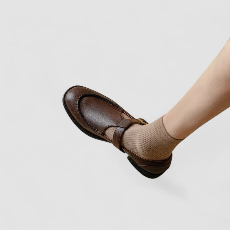 Corvella | Women’s Square Toe Mary Jane Flats