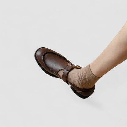 Corvella | Women’s Square Toe Mary Jane Flats
