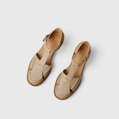 Daphne | Women’s Buckle Strap Closed Toe Sandals