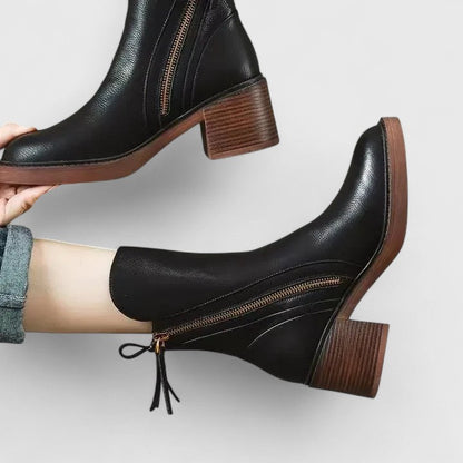 Briony | Women’s Elegant Leather Ankle Boots