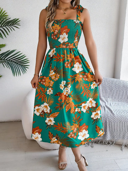 Brianna | Women’s Floral Spring  Dress with Flowy Fit