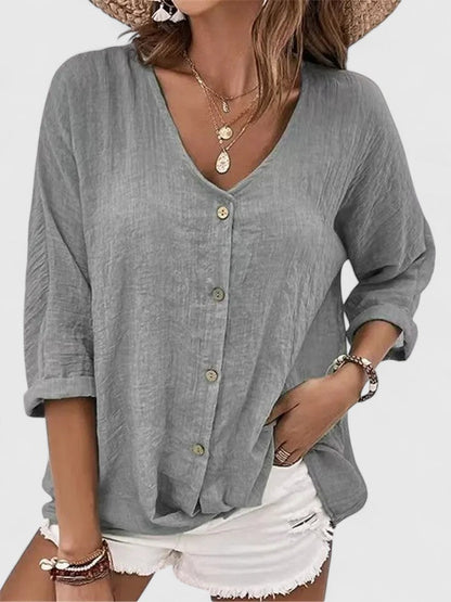 Mirren | Women’s Sophisticated Button Front Blouse