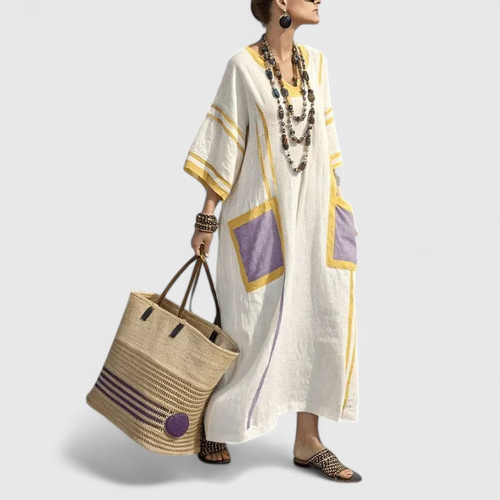 April | Women’s Elegant Bohemian Maxi Dress