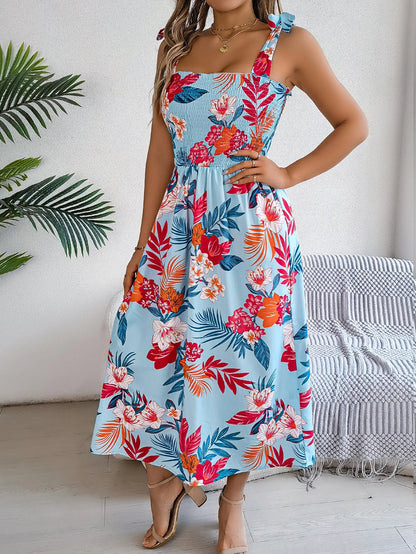 Brianna | Women’s Floral Spring  Dress with Flowy Fit