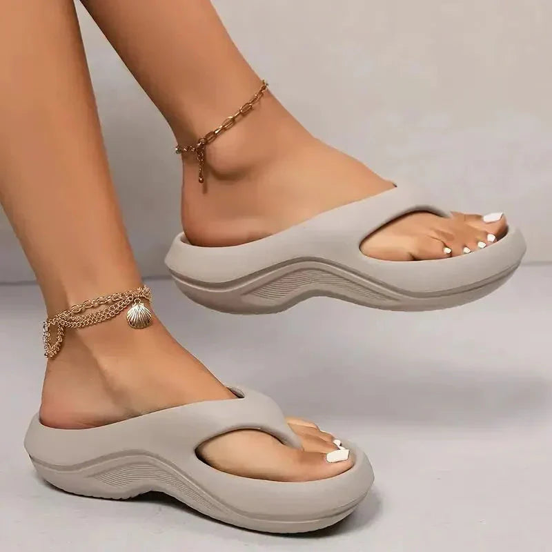 Riley | Women’s Comfort Slide Sandals with Cushioned Platform Sole