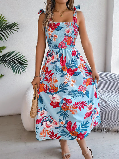 Brianna | Women’s Floral Spring  Dress with Flowy Fit