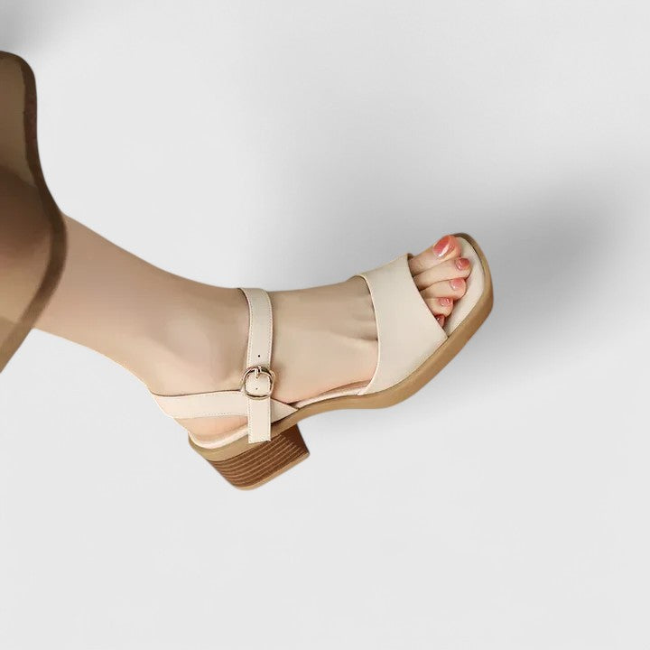 Elodie | Women’s Elegant Ankle Strap Block Heel Sandals