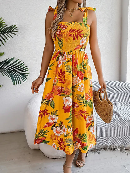 Brianna | Women’s Floral Spring  Dress with Flowy Fit