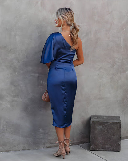 Serena | Women’s Asymmetrical Off-Shoulder Dress