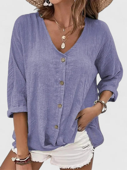 Mirren | Women’s Sophisticated Button Front Blouse