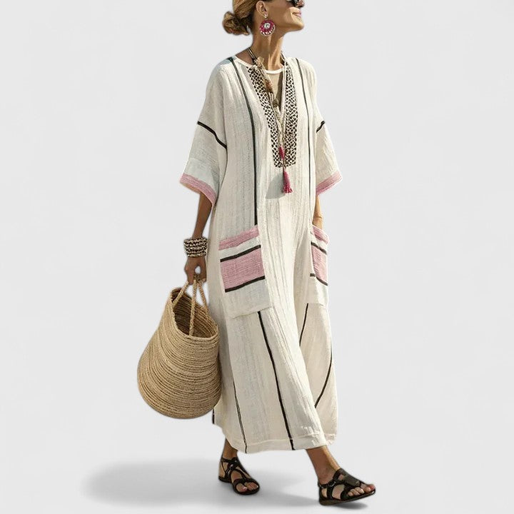 April | Women’s Elegant Bohemian Maxi Dress