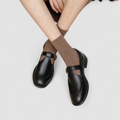 Corvella | Women’s Square Toe Mary Jane Flats