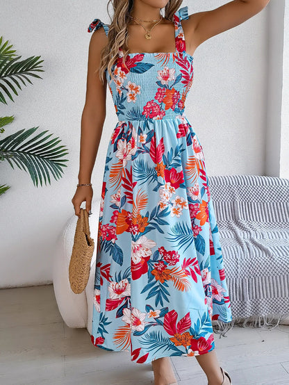 Brianna | Women’s Floral Spring  Dress with Flowy Fit