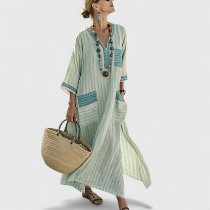 April | Women’s Elegant Bohemian Maxi Dress