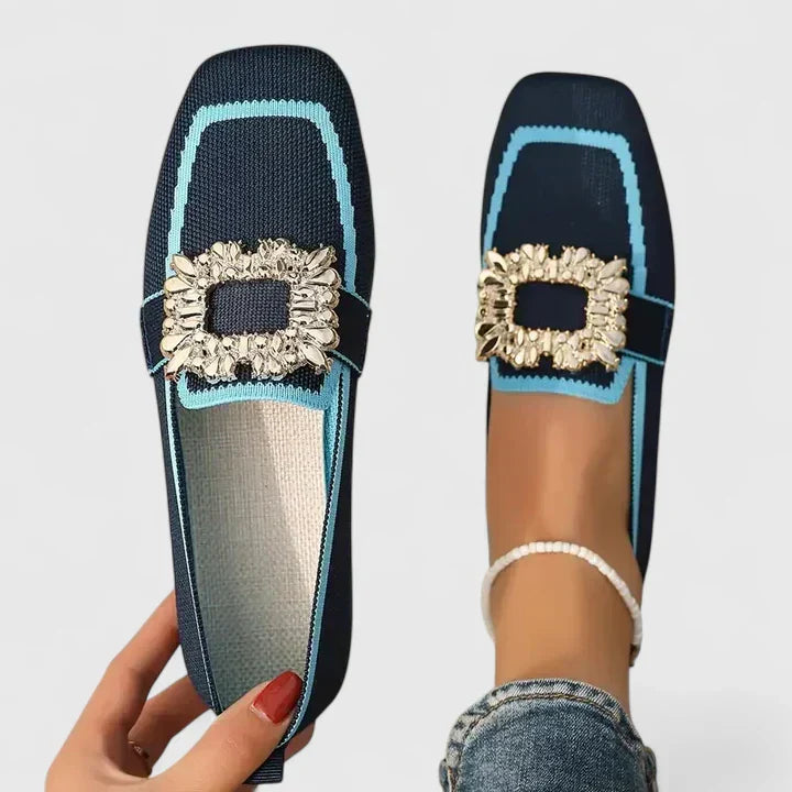 Liorabelle | Women’s Spring Embellished Slip On Loafers