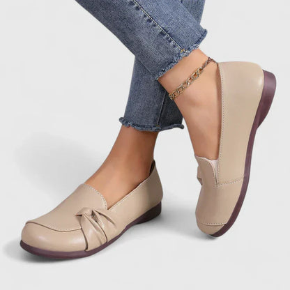 Cadence | Women’s Elegant Bow Detail Slip On Flats
