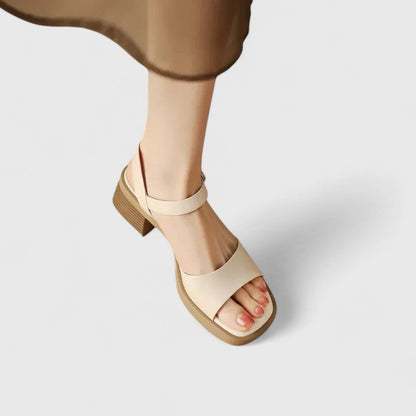 Elodie | Women’s Elegant Ankle Strap Block Heel Sandals