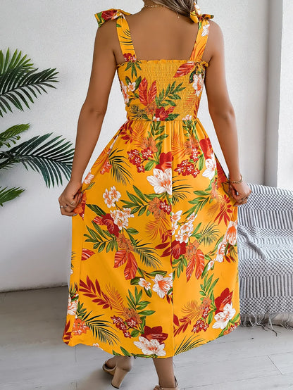 Brianna | Women’s Floral Spring  Dress with Flowy Fit