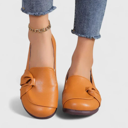Cadence | Women’s Elegant Bow Detail Slip On Flats