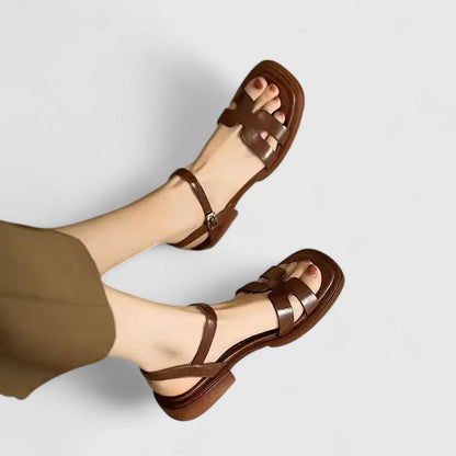 Phoebe | Women’s Sophisticated Strappy Flat Sandals