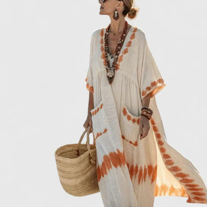 April | Women’s Elegant Bohemian Maxi Dress