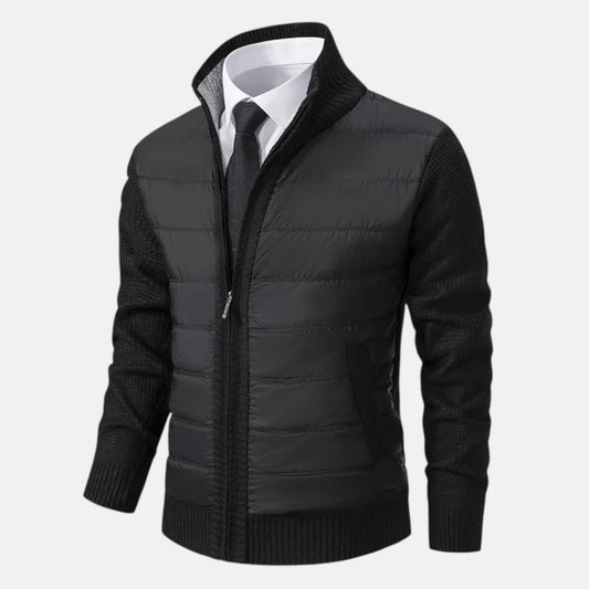 Irvin | Men’s Full-Zip Padded Jacket with High Neck Collar