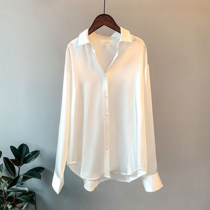 Theodora | Women’s Elegant Button-Down Office Blouse