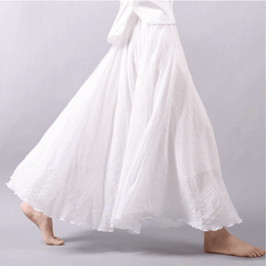 Kenna | Women’s Linen Maxi Skirt with Airy Natural Flow