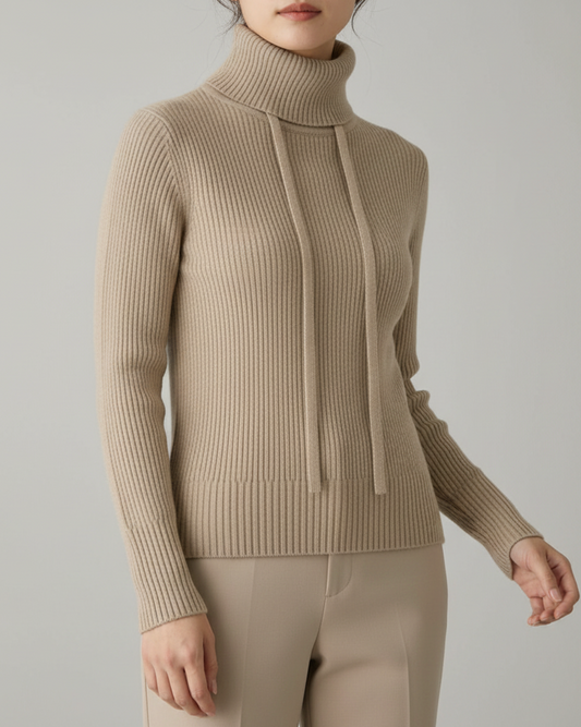 Lana | Women’s Warm Knitted Turtleneck Pullover