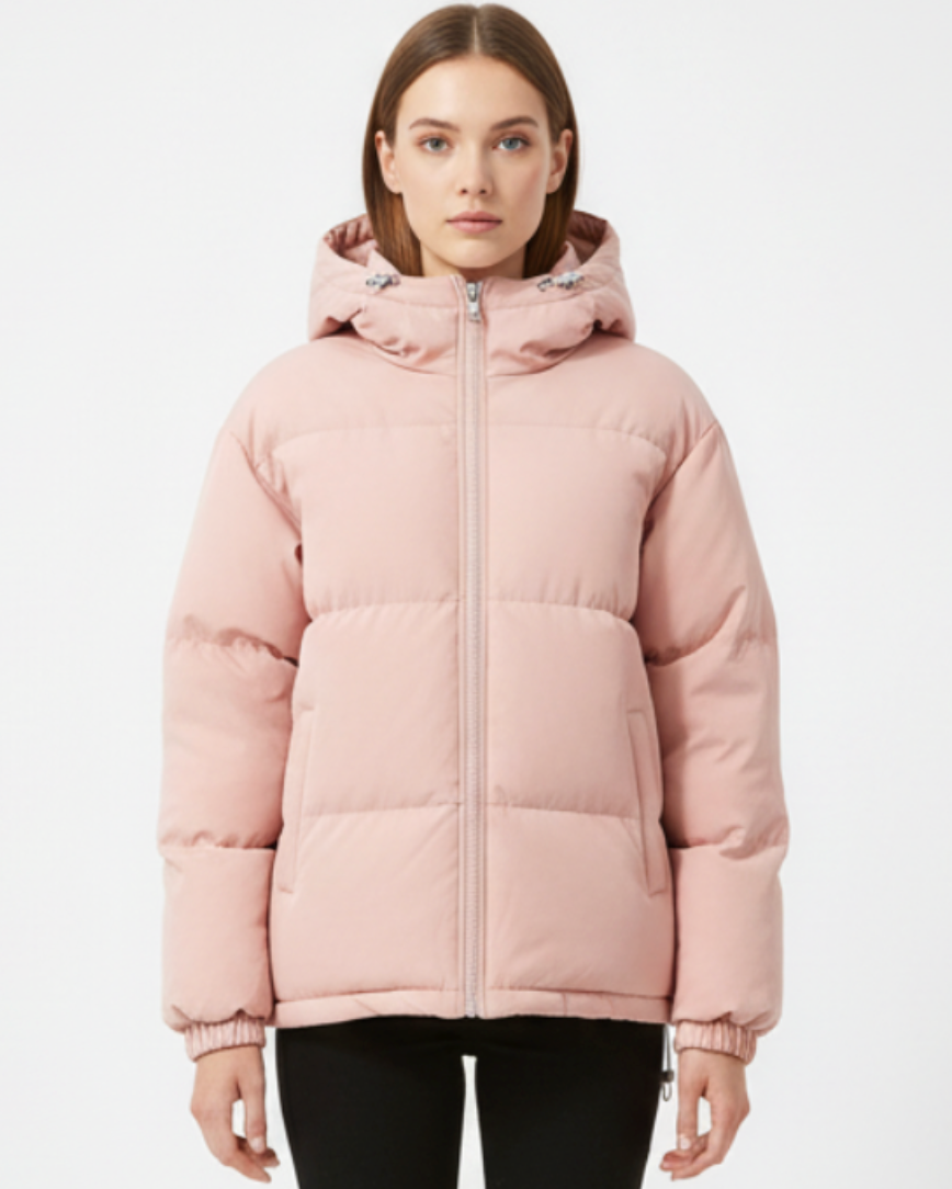 Milly | Women’s Hooded Puffer Jacket with Warm Winter Zip-Up Design