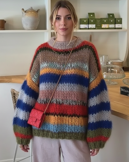 Sienna | Women’s Cozy Vibrant Warm Knitted Jumper