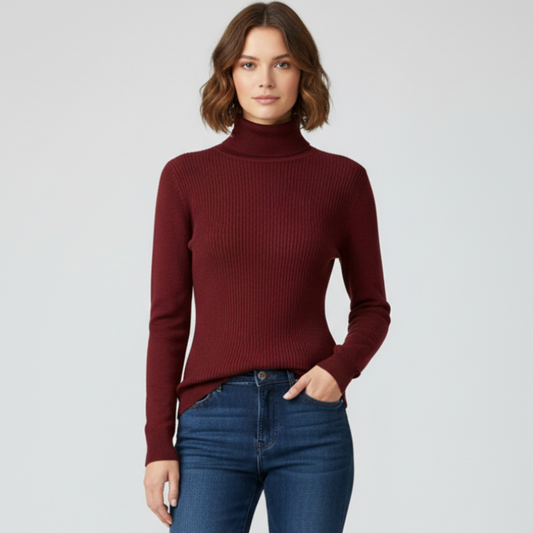 Tahlia | Women’s Knitted Turtle Neck Sweater