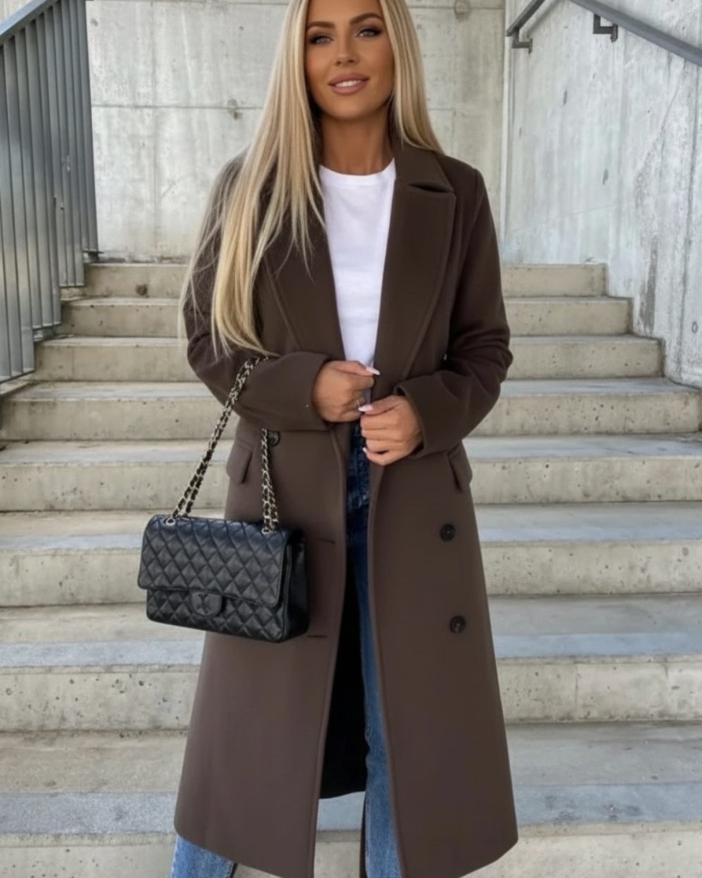 Vivienne | Women’s Long Belted Winter Coat