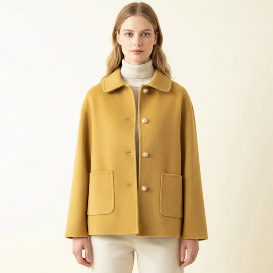 Irene | Women’s Collared Winter Button-Front Jacket