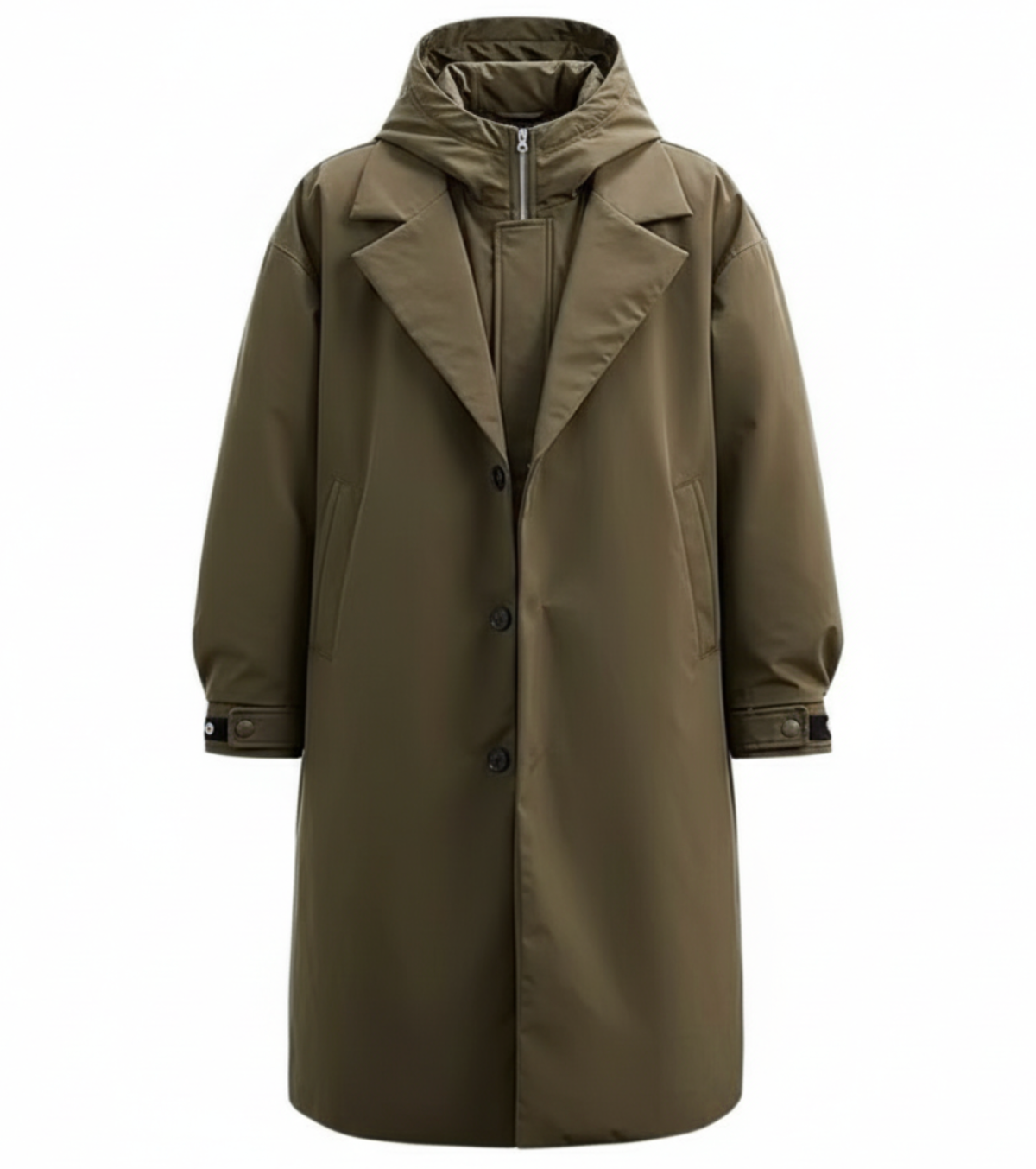 Garrett | Men’s Mid-Length Hooded Coat